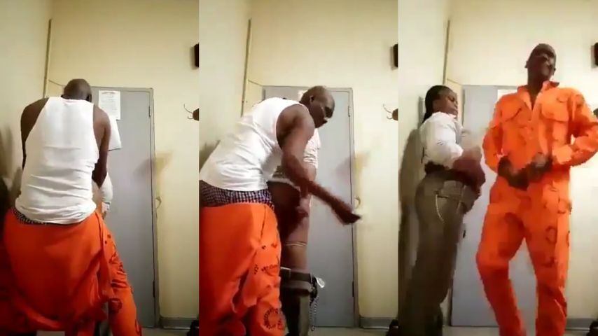 Female Mali Prison Warden Caught Having Doggy-Style Sex with a Prisoner